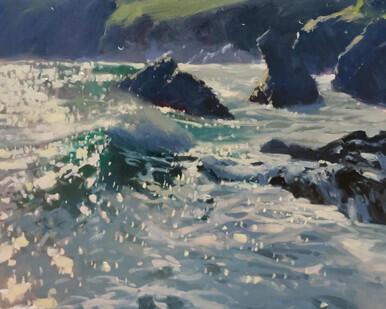005 - High Tide at Kynance, Cornwall