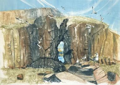 151 - Herring Gulls on Fidra