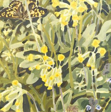 130 - Speckled Wood and Cowslips
