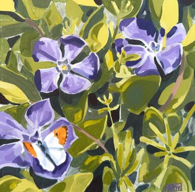 128 - Orange-tip and Periwinkle