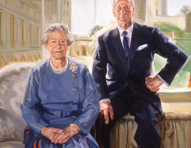 Royal Portrait by Tai Shan Schierenberg (c) the artist, courtesy Flowers Gallery