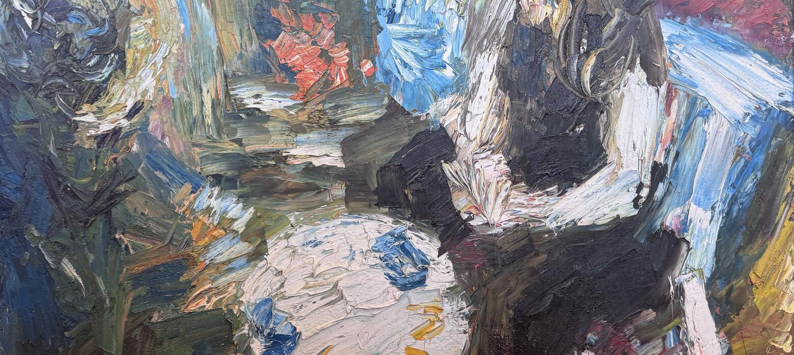 oil painting on board