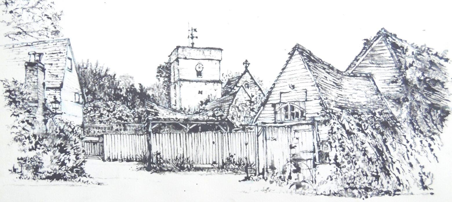 Plein air artist demo