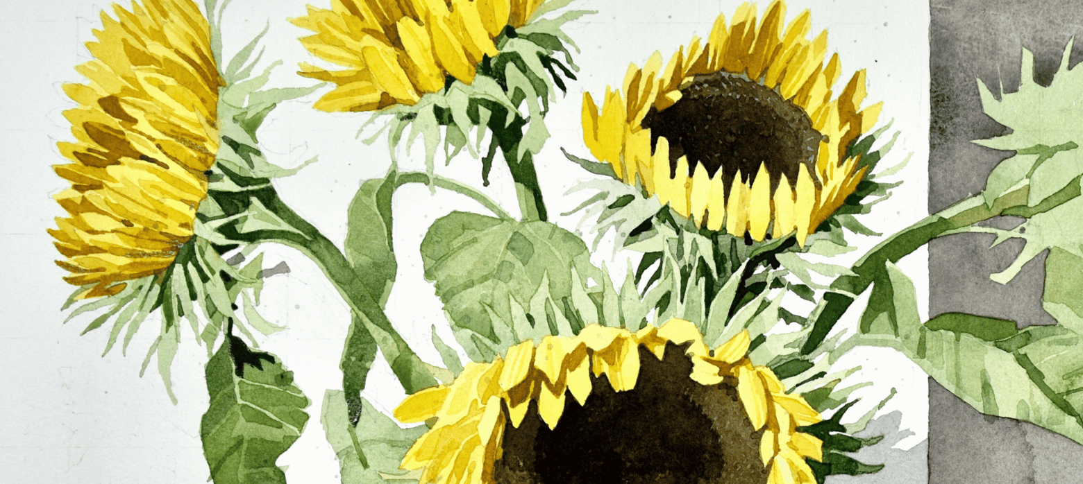 painting of sunflowers