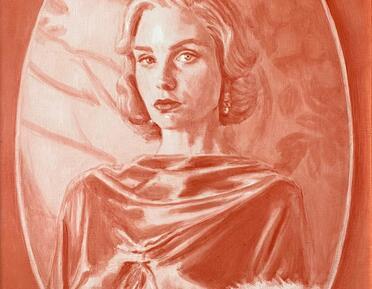 David Caldwell RP, Portrait of the Actress Joanna Vanderham as Diana Mitford