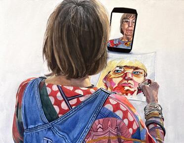 Julia Karl, Portrait of Artist Alison Chaplin