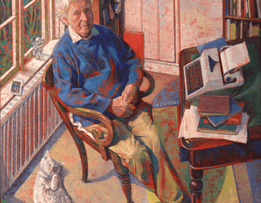 Toby Wiggins, The View in Winter; Ronald Blythe in his Study at Bottengoms