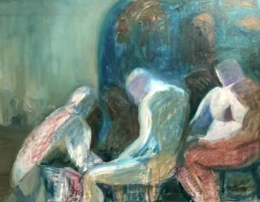 Painting by Vanessa Wilkey