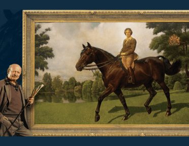 Portrait of Queen Elizabeth II by Arnold Friberg