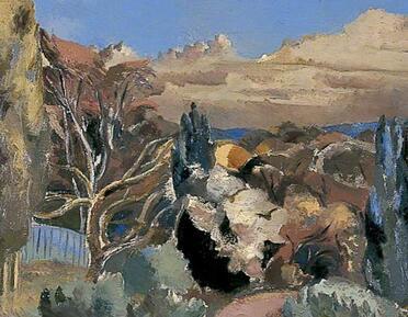 Landscape of the Moon's First Quarter, Paul Nash (1889–1946), Birmingham Museums Trust