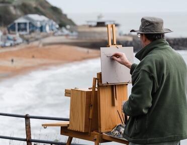 Andrew Hird painting