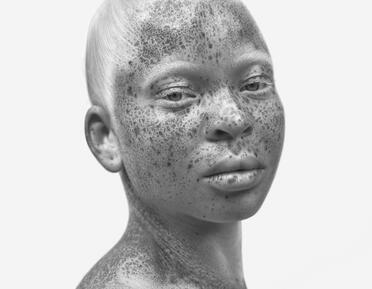 A hyperrealistic pencil portrait. 