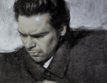 Joe Laycock, Self Portrait with Hand